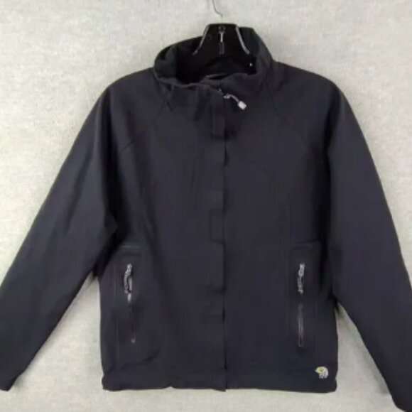 Mountain Hard Wear Womens Jacket‎ Small Black Conduit Softshell Lightweight Gorp - Picture 1 of 7